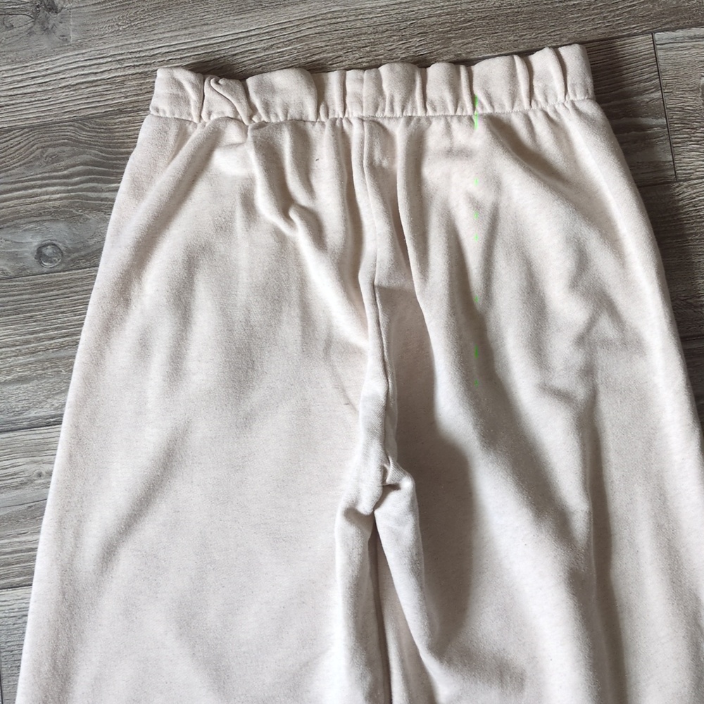 AERIE Light Cream Street Trouser Cozy Lounge Pants S Long - Picture 5 of 5